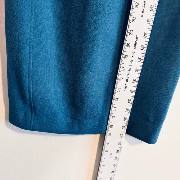 REVOLVE DRESS Roland Mouret One Shoulder Sheath Mini Dress Blue/Teal SZ SMALL - Picture 14 of 16